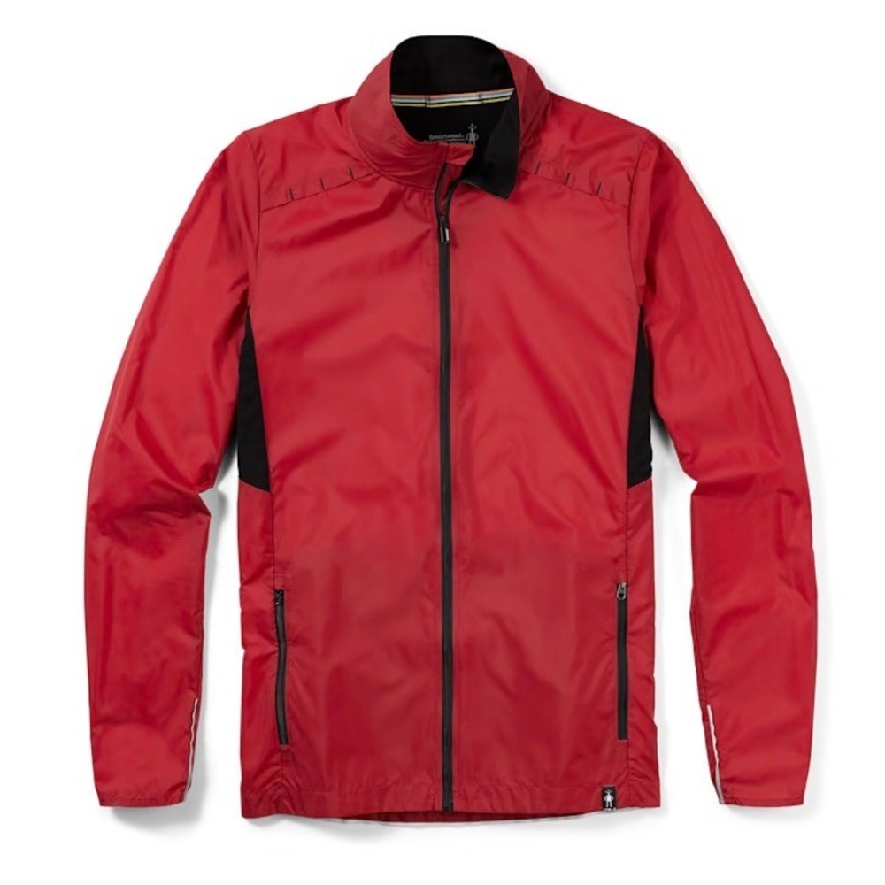 Smartwool Men's‎ Merino Sport UltraLight Jacket, Red / Black